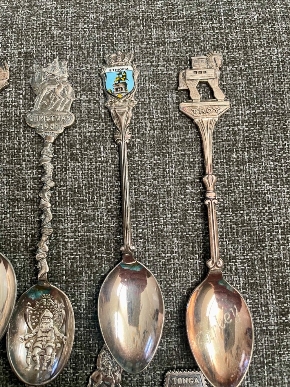 Lot of 23 Silver Plated Souvenir Spoons - Picture 7 of 13